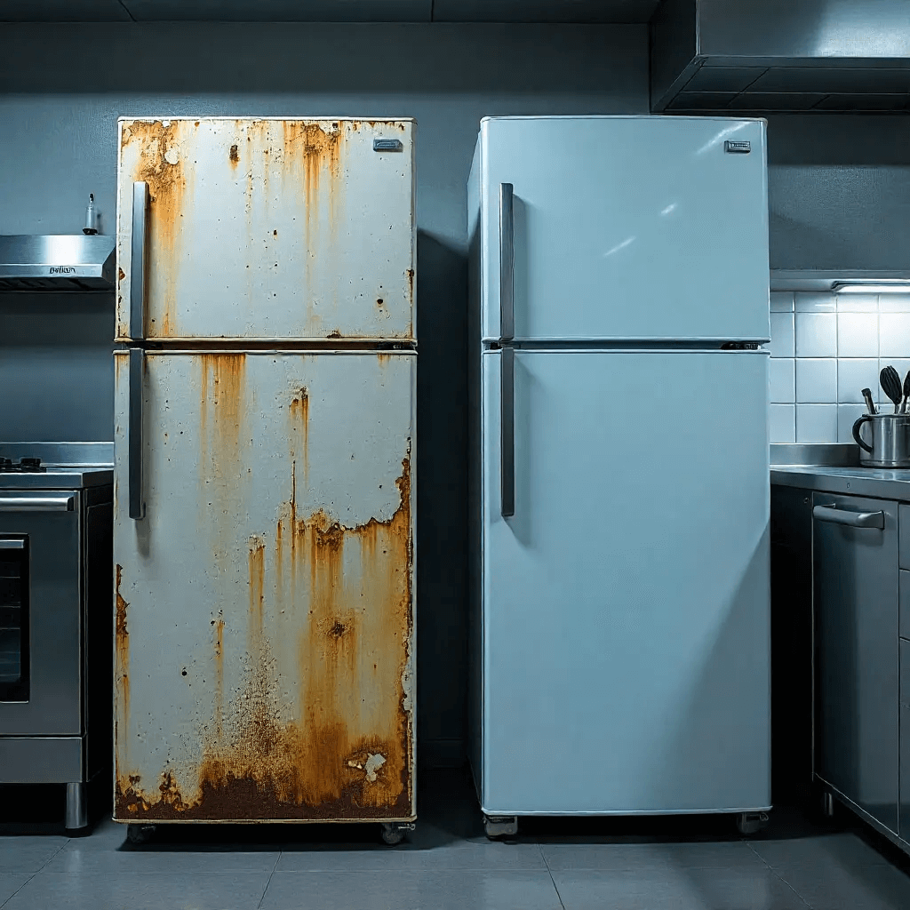 رفع پوسیدگی یخچال