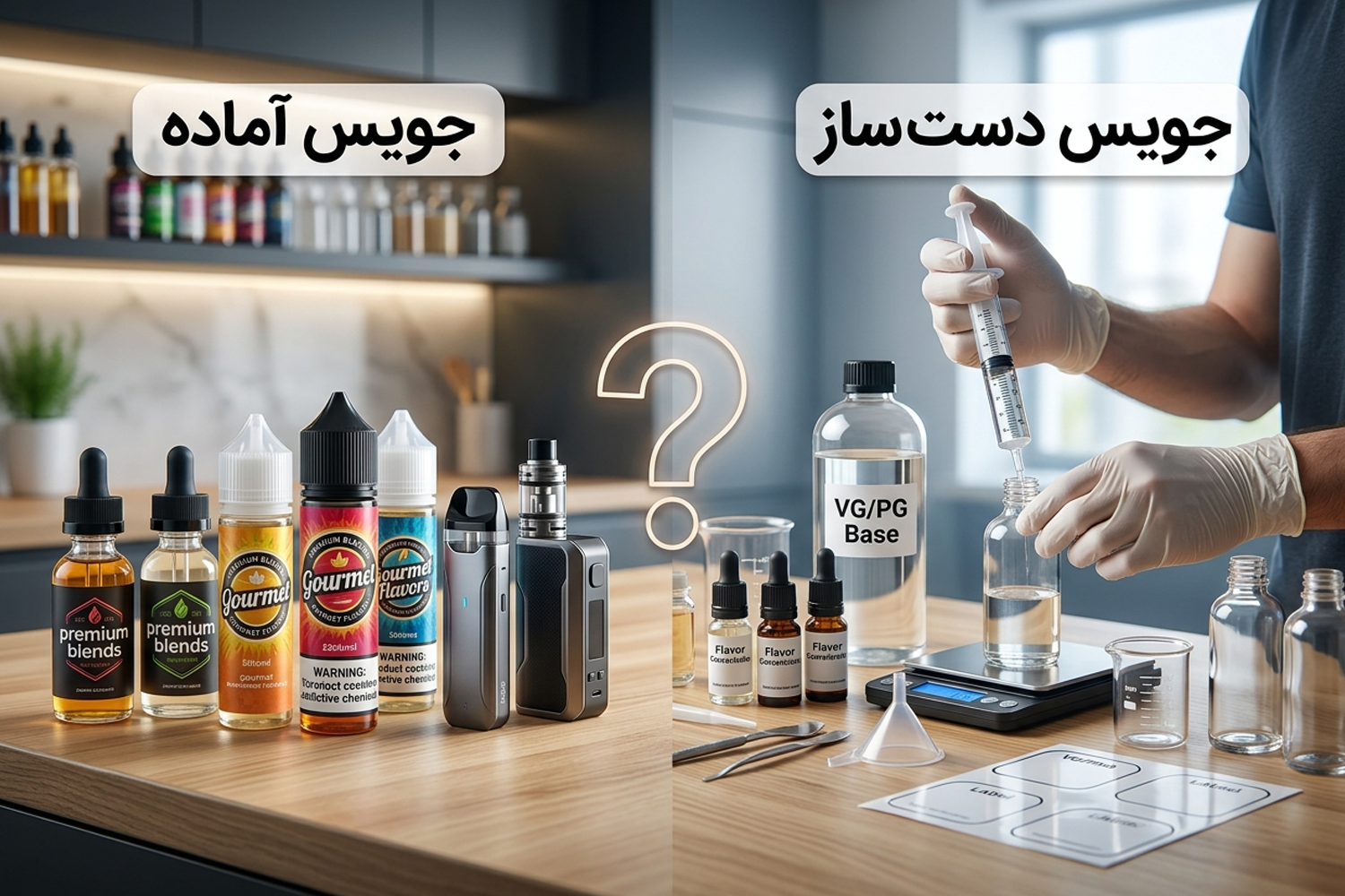 جویس آماده بهتر است یا جویس دست ساز ؟